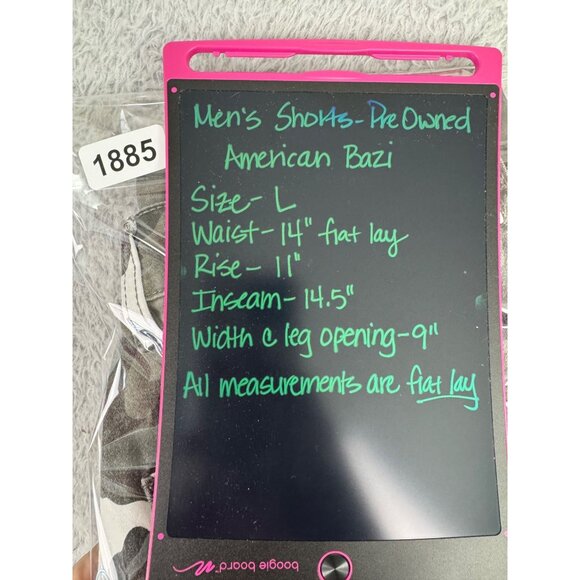 Mens L Camouflage Cargo Shorts W/Zipper Pockets American Bazi - PreOwned - Picture 12 of 13